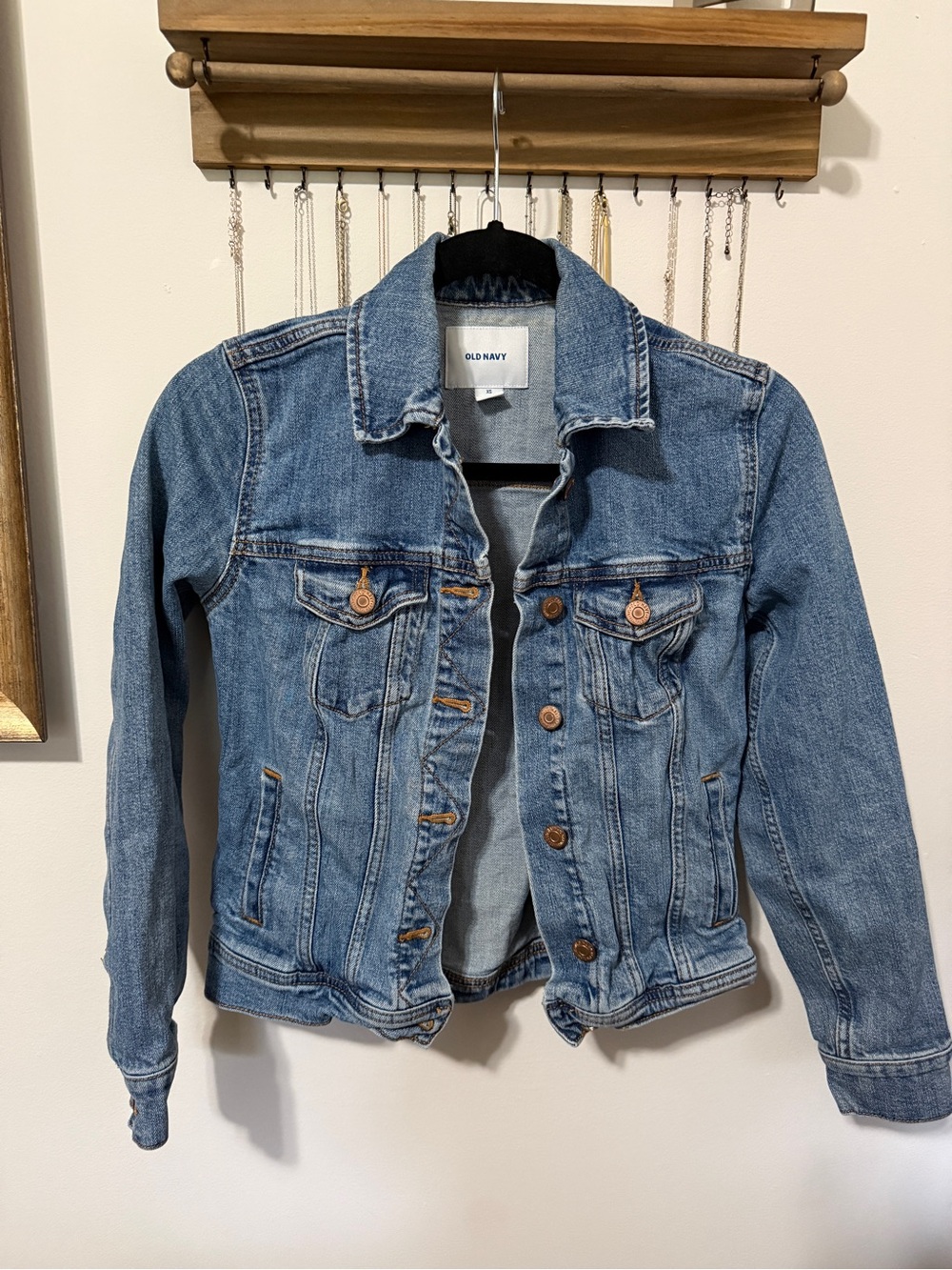 Old Navy Medium Blue Denim Jean Jacket